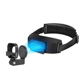 CAPART Magnetic Head Strap for Insta360 GO Ultra/DJI Osmo Nano Action 6 5 Pro 4 3 / Go-Pro Hero13 12 11 10 9 8, 360° Rotatable Support Vertical Horizonal Recording, Attachable GO Ultra Holder