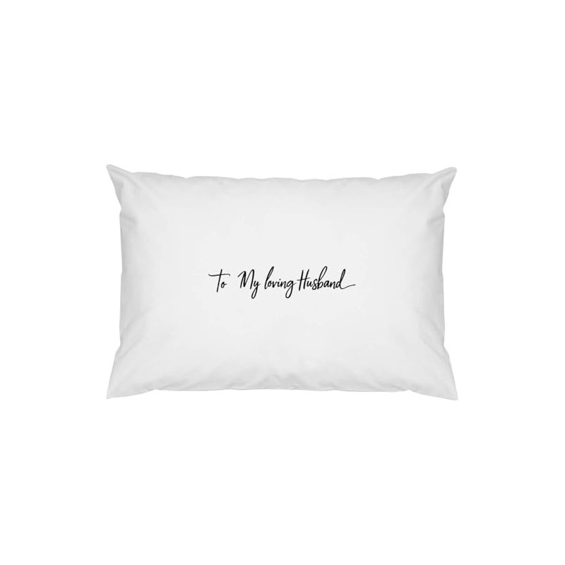 2 x 'To My Loving Husband' Cotton Pillow Cases (PW00039068)