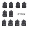 cablecc 10set DIY 4pin USB 2.0 Type C Female Socket