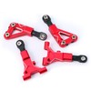 Aluminum Alloy Front Upper & Lower Suspension Arms for 1/10