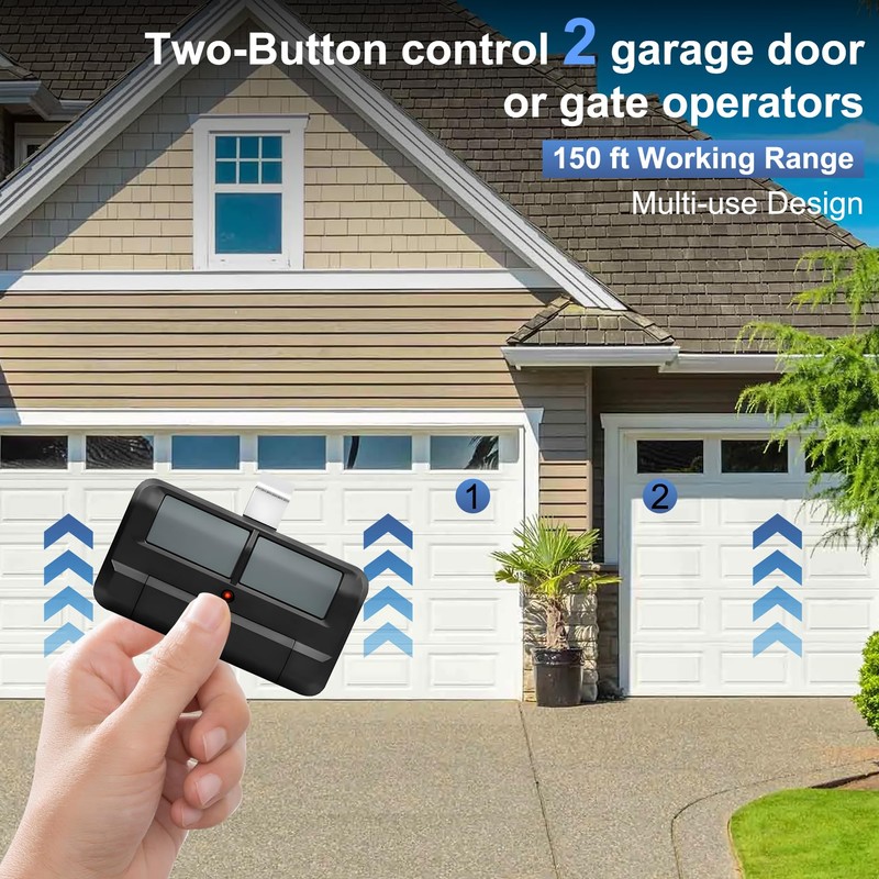 Upgrade 892lT Garage Door Opener Remote for Liftmaster, 2-Button Security+