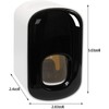 Pack of 2 Toothpaste Dispenser, Automatic Toothpaste Dispenser for Wall