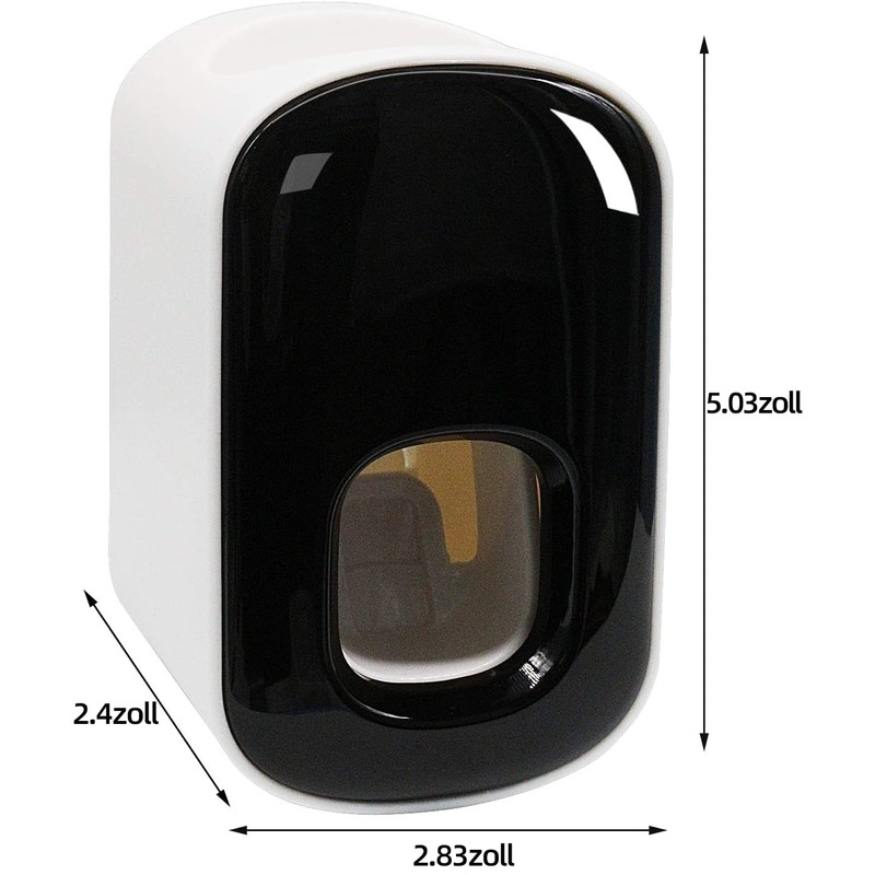 Pack of 2 Toothpaste Dispenser, Automatic Toothpaste Dispenser for Wall