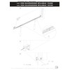 Gedotec Lowerable floor seal, 1 piece door seal, one-sided release,