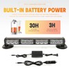 BooYu 14.8" Battery Powered Police Firefighter Emergency Strobe Lights Bar