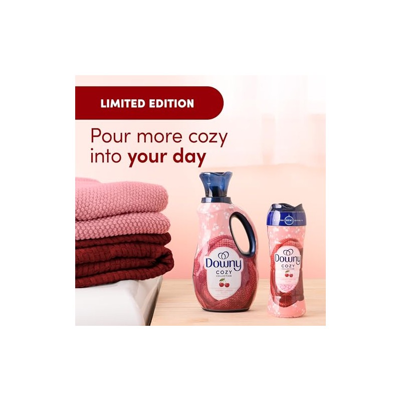Downy Cozy Collection In-Wash Laundry Scent Booster Beads, Cherry Jubilee