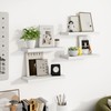 Venusmiles Bathroom Floating Shelves for Wall, 15" Wall Mounted Shelves