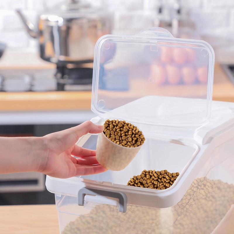 Sunnyray 4 Pcs Rice Storage Container 22 lb Airtight Flour
