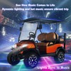 Roykaw Golf Cart Underglow LED Lights Strip Kit Underbody Neon