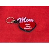 MIRROR MANIA Mom with heart Key Chain Custom Name Engraved