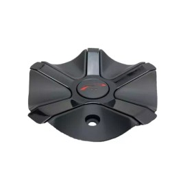 Platinum Widow Matte Black with Gloss Black Inserts Wheel Center Cap 89-9212-CAP