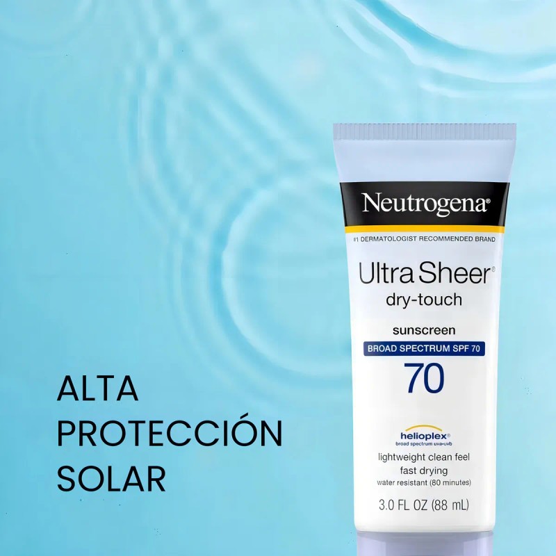 Neutrógena Bloqueador Protector Solar Facial Pieles Grasas Spf Ultra Sheer