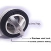 FinFuture Universal Toilet Flush Valve, 2-Inch One Piece Toilet Replacement