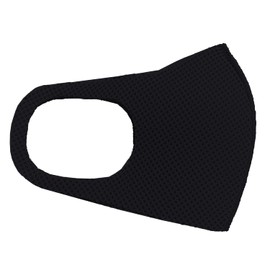 IKEPLUS MA12 Sports Mask, Mesh Mask, Black, S, 3 Pieces Set