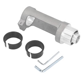 ANKROYU Square Hole Drill Bit Adapter, Aluminium Alloy Square Hole Drill Mounting Bracket, Drill Press Mortising Attachment for Furniture Making