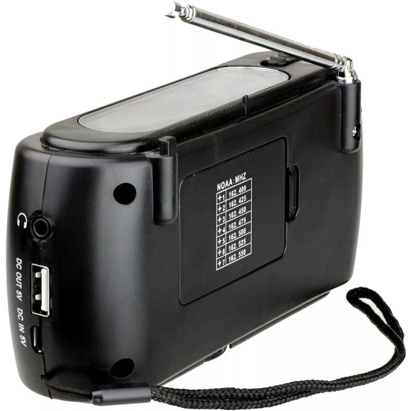 Kaito KA332W Portable Hand Crank Solar AM/FM NOAA Weather Radio