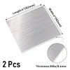 304 Stainless Steel Sheet, 28 Gauge 0.02" Thickness x 4"