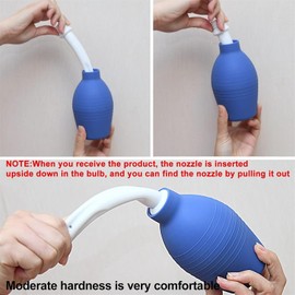 Reusable 10 oz Higiene personal femenina Irrigador vaginal manual a presión, limpiador ginecológico para higiene íntima femenina, irrigación anal y limpieza intestinal