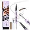 Lápices De Cejas Microblading, 2026 Versión Mejorada 2 En 1