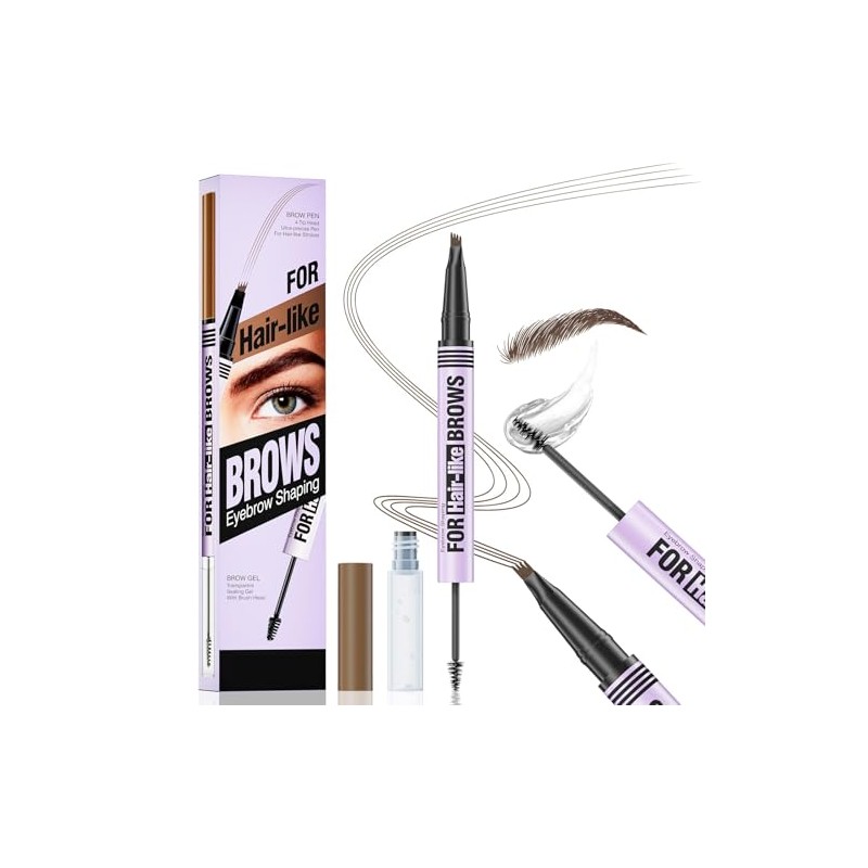 Lápices De Cejas Microblading, 2026 Versión Mejorada 2 En 1
