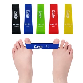 Toe Stretcher Bands - 5 Packs Toe Spacers for Bunion Correction, Hallux Valgus Corrector, Foot Stretcher Resistance Bands for Bunion Relief