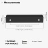 Peaha 10 Pack Kitchen Cabinet Handles 4 inch Black Pulls