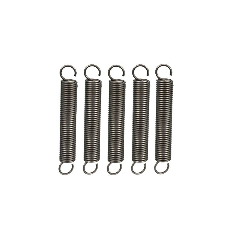 sourcing map 5Pcs Extended Tension Spring Wire Dia 0.047", OD