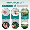 FRUITEAM 8ft×165ft Deer-Fence,Deer-Netting for Garden,Wildlife Netting,Heavy Duty Garden Fencing Roll