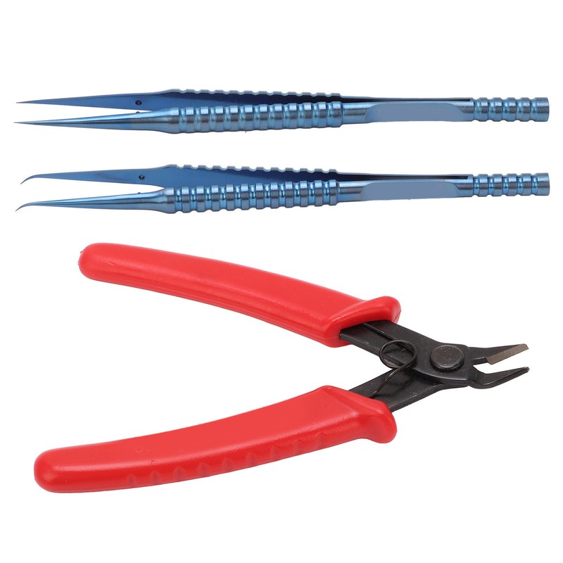 Repair Tweezers Pliers Accurate Electronic Electrician Tool Kit for Mobile