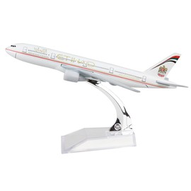 24-Hours Etihad Boeing 777 Model Airplane Alloy Metal Model Decorations Plane Model Die-cast 1:400