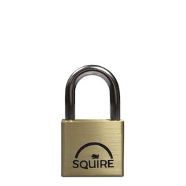 Henry Squire LN4 KA Lion Premium Solid Brass Padlocks, Twin Pack