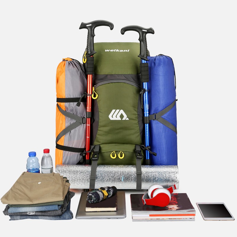 50L Water Resistant Hiking Backpack Outdoor Sport Daypack Travel Bag