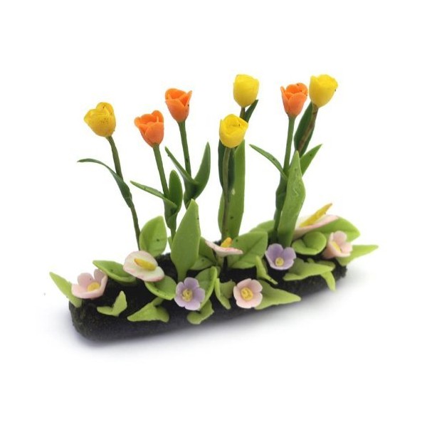 MyTinyWorld Dolls House Miniature Large DIY Flower Bed (DIY3)