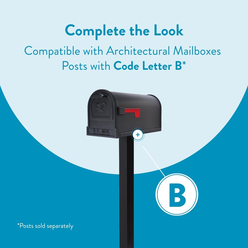 ARCHITECTURAL MAILBOXES Gibraltar Mailboxes Arlington Large Capacity Galvanized Steel Textured