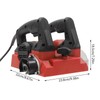 CUBELLIN Commercial Handheld Wall Planer 110V 1300W Electric Wall Planer