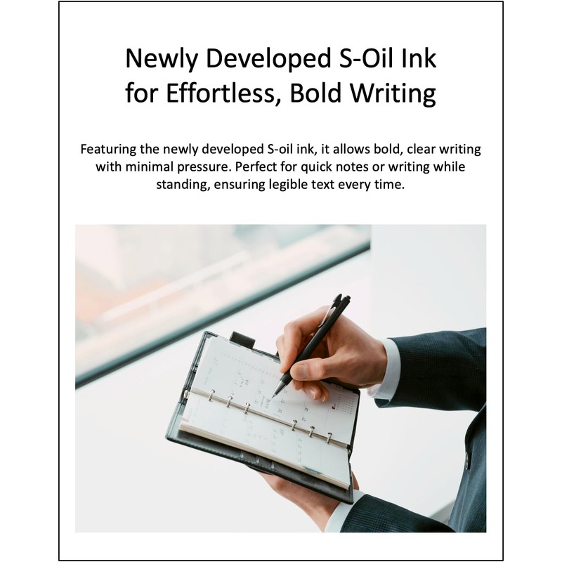 Zebra bLen U 0.7mm Black Ink 10 Refills (P-RSY7-BK), Sticky