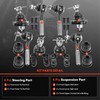 A-Premium Set of 10, Front Upper Lower Ball Joint, Inner