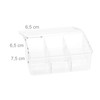 Relaxdays Tea Box, 6 Compartments, 90 Tea Bags, Tea Caddy