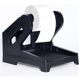 Ponek Label Holder，Thermal Label Holder for Rolls and Fan-Fold Labels, Shipping Label Holder for Thermal Printer(Black