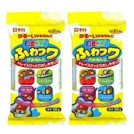 Sakura Crepas KZ-11B(2) Free Craft Fluffy Kaminendo, 3.5 oz (100 g), 2 Pieces