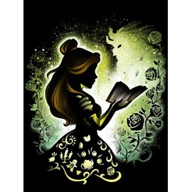 HUANNY DIY Diamond Painting Belle Diamond Art Kits, 5D Full Drill Cross Stitch Embroidery kit, Funny