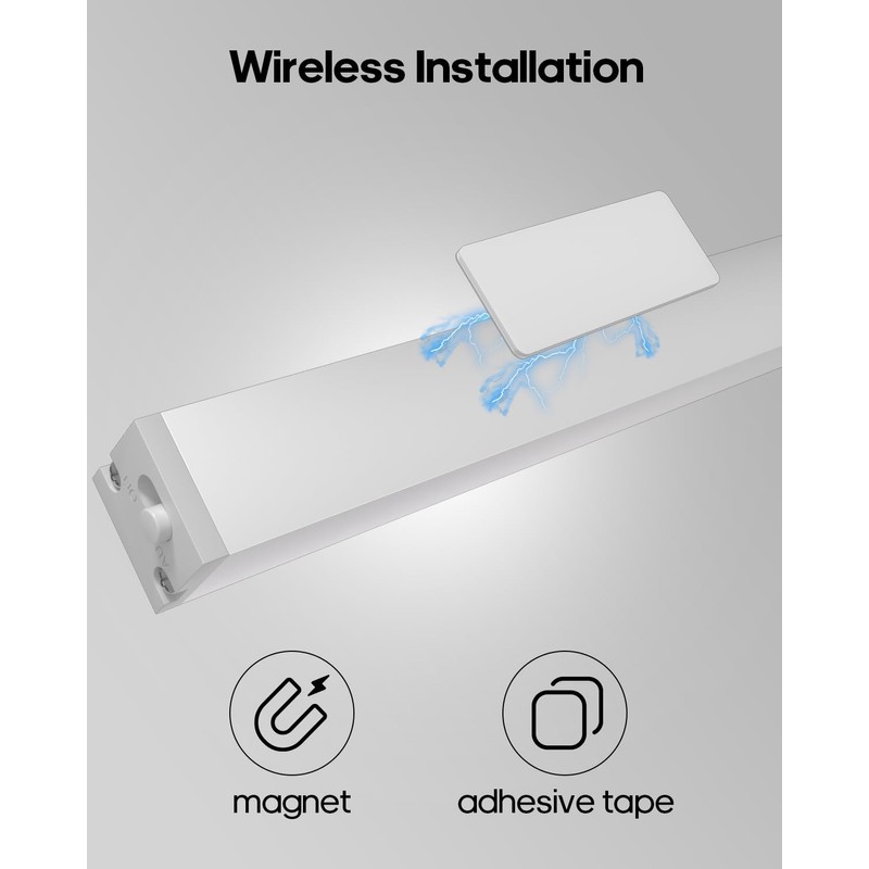 Goodea 6 Pack Led Under Cabinet Lights Wireless with Charging