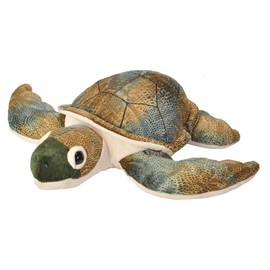 Wild Republic 18268 25 cm WAZA Biodiversity is Us Endangered Species Green Sea Turtle Plush Toy