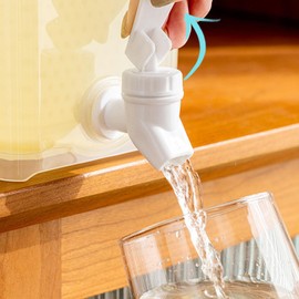 HURRISE Dispensador De Bebidas De Plástico con Espitas, Dispensador De Bebidas para Refrigerador, Dispensador De Bebidas con Espita, Recipiente De Limonada De Jugo Helado De 3,5 L