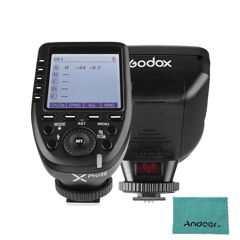 Godox Xpro-N i-TTL Flash Trigger Transmitter with Large LCD Screen