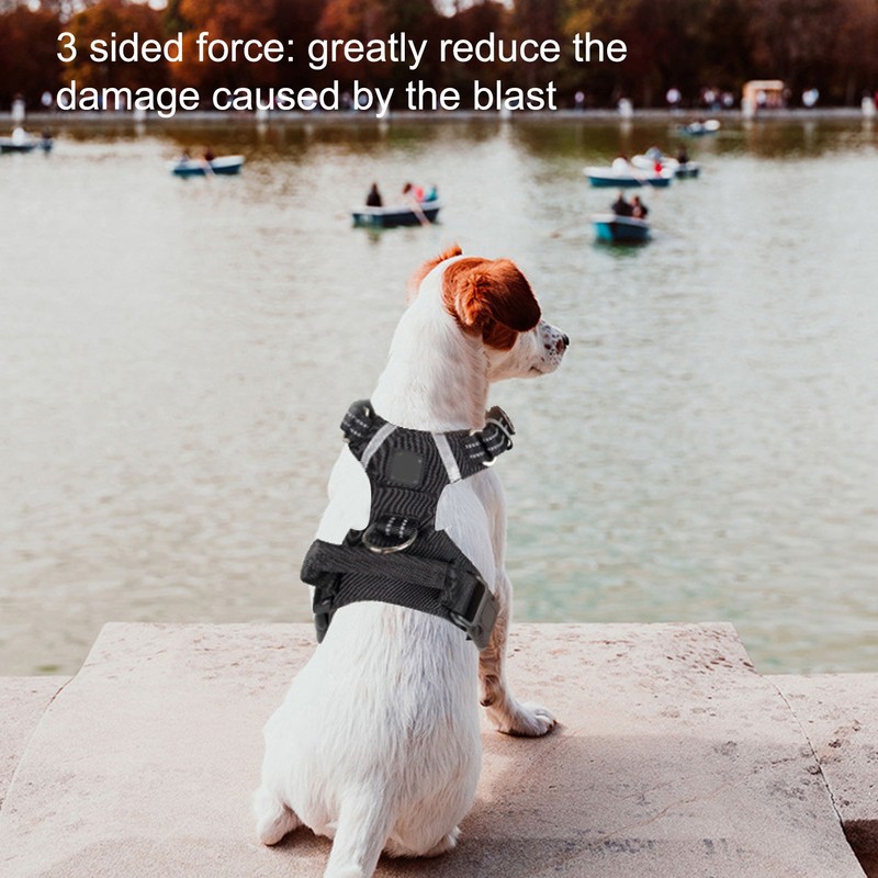 Pet Chest Strap Adjustable Reflective Waterproof Dog Leash Vest with
