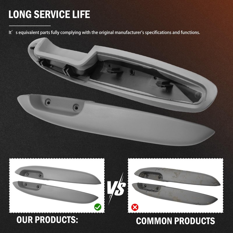 BDTKylin 1Pair Front Door Arm Rests Compatible with Suburban Silverado