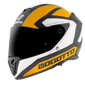 Bogotto FF122 BGT Helmet, Yellow/White, S