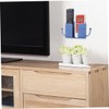 NUOBESTY 3pcs Wall Cell Phone Mount Tv Remote Holder Plastic