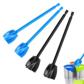 Resin Mixer Paddles, 4 Piece Set Paint Stirrers Drill Attachment,Reusable Plastic Epoxy and Resin Mixer Attachment Paddle,Epoxy Mixer Attachment for Drill